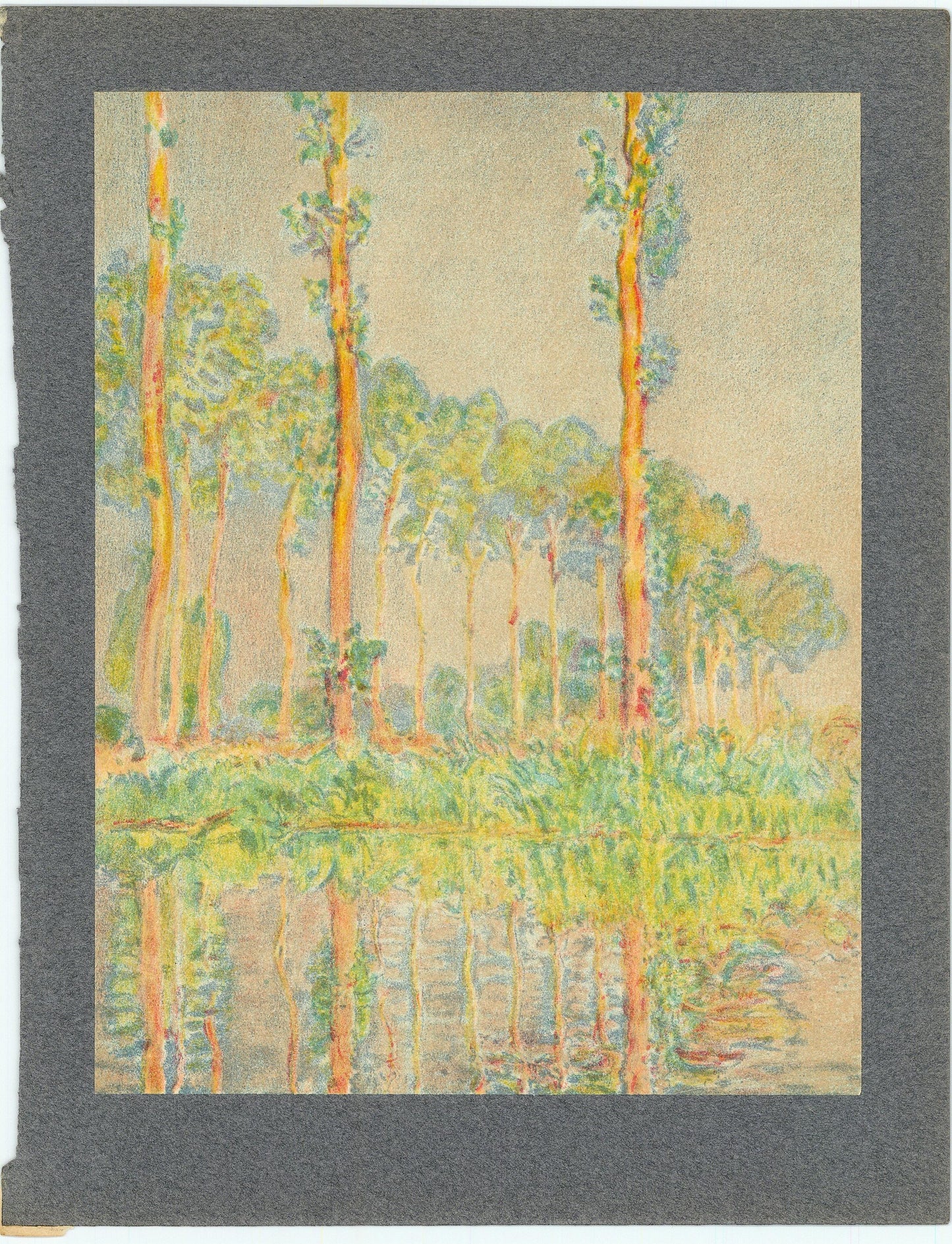 Claude Monet - Les Peupliers Art Gold & Silver Pawn Shop