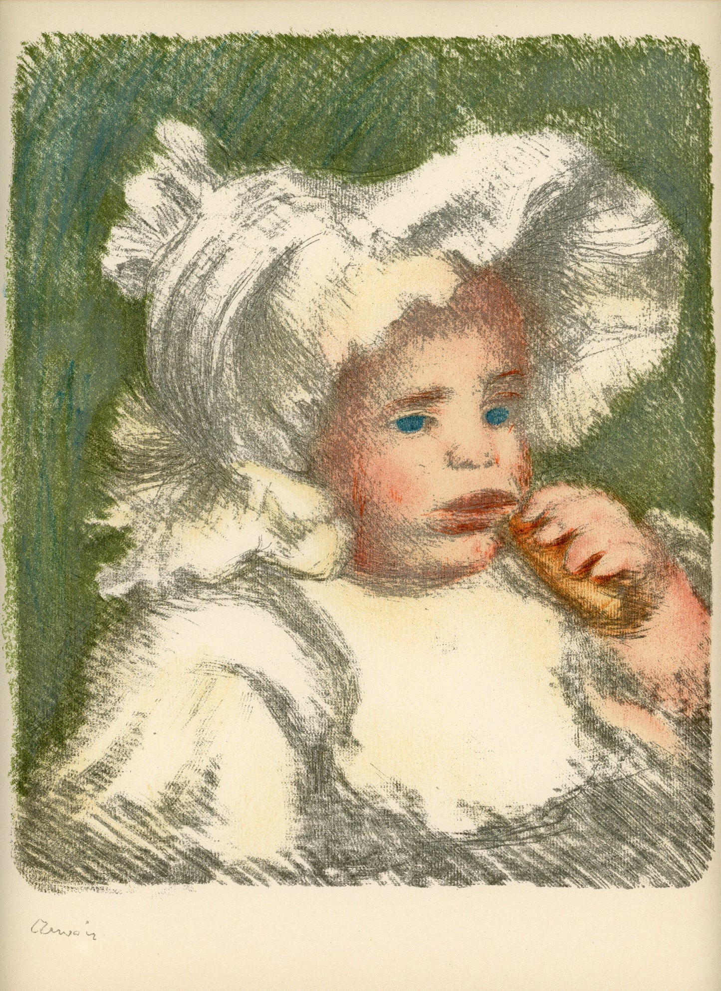 After Renoir; L'Enfant au Biscuit Art Gold & Silver Pawn Shop