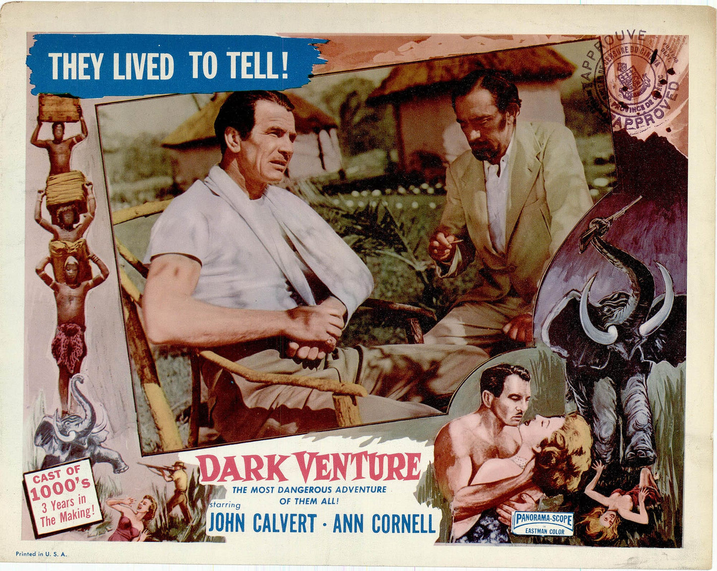 Dark Venture: Original Lobby Card Bundle, 1956 Art G S Pawn