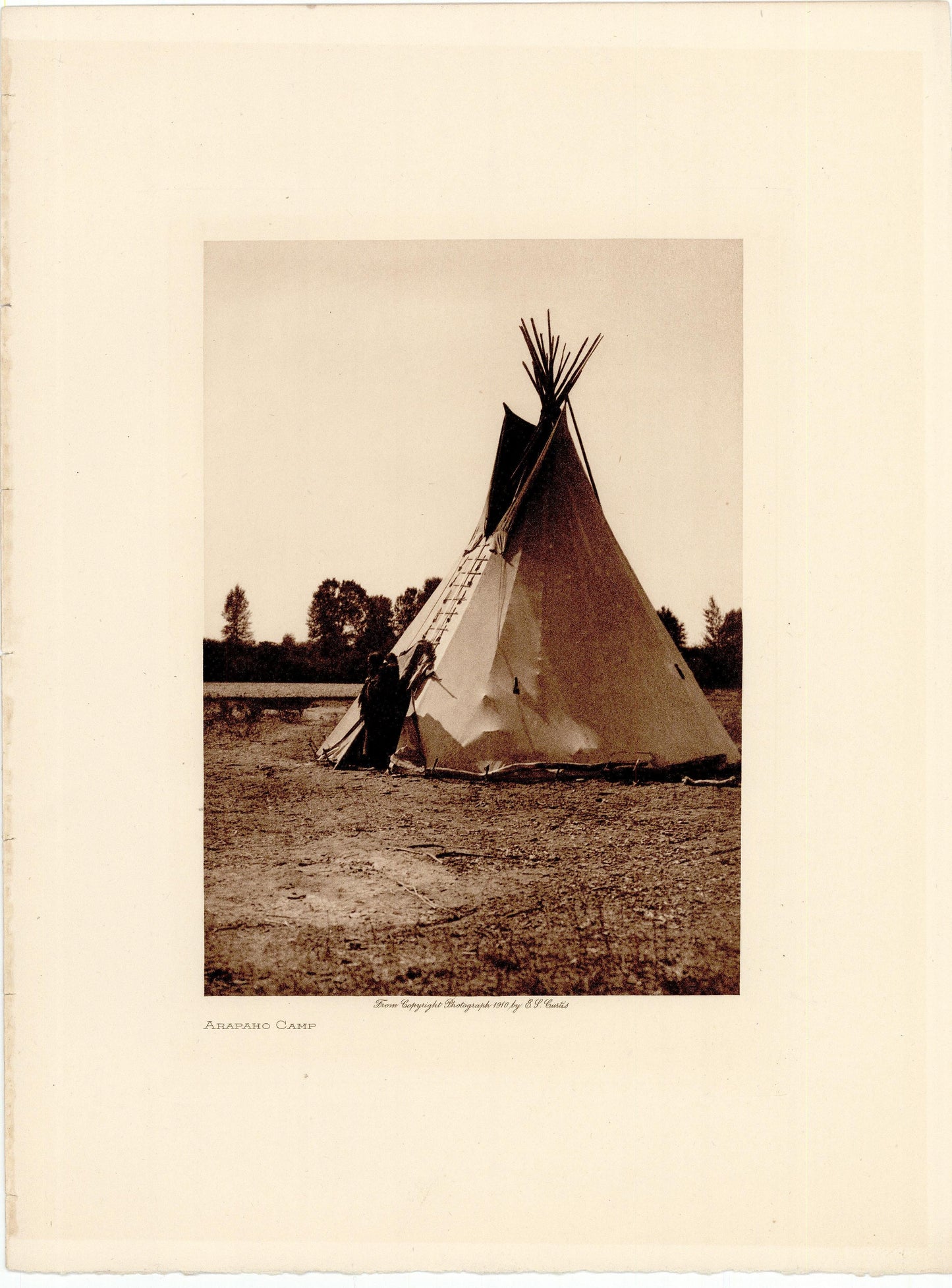 Edward Curtis; Arapaho Camp Art G S Pawn
