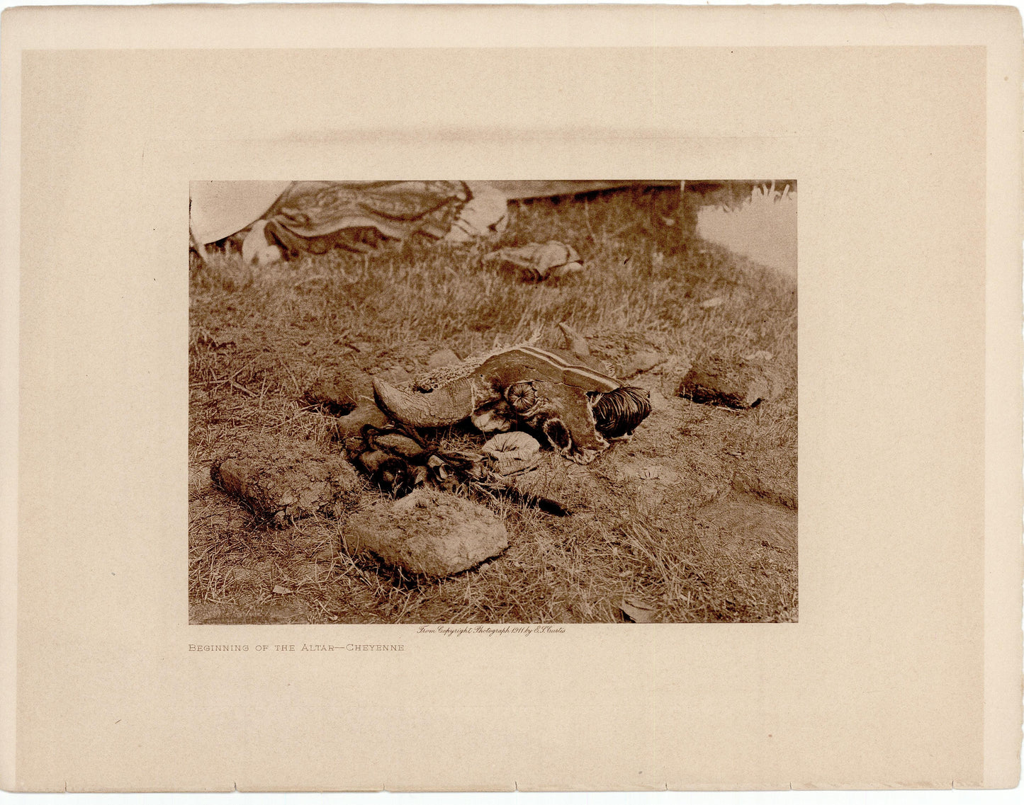 Edward Curtis; Beginning of the Alter-Cheyenne Art G S Pawn