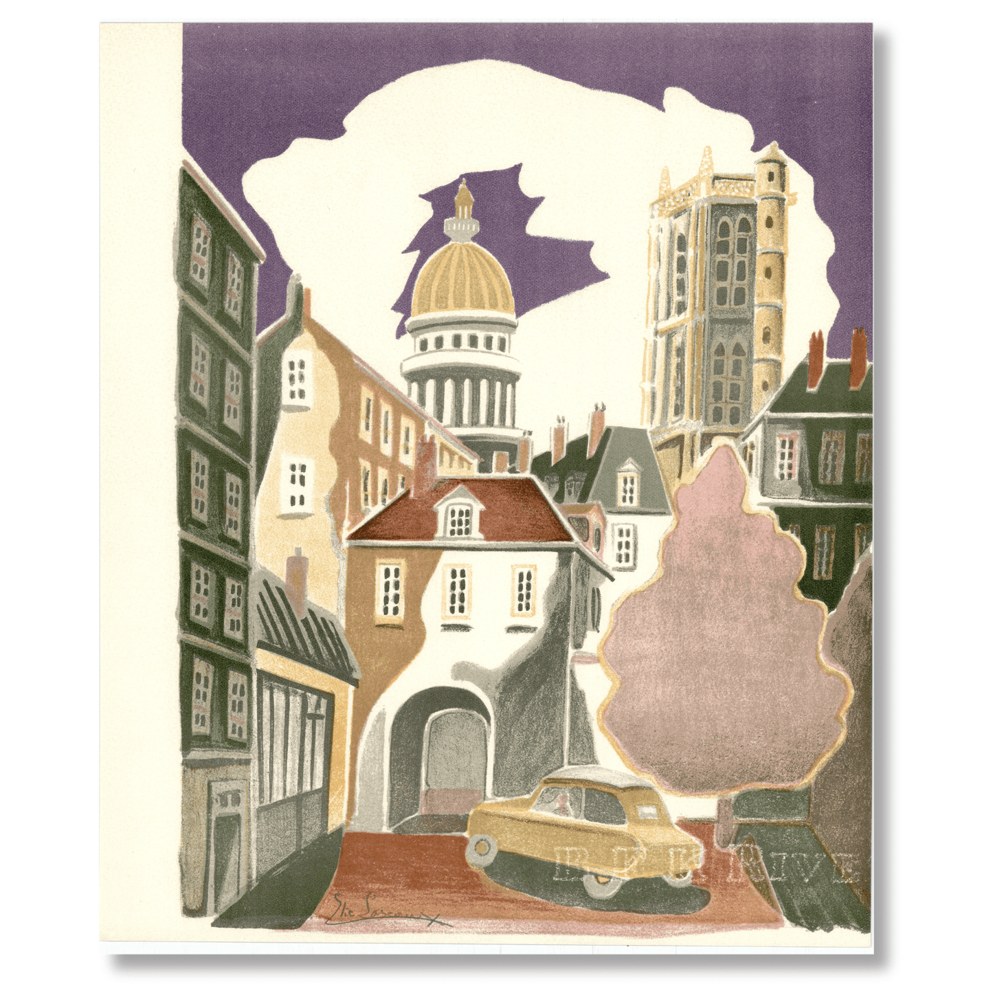 Elie Lascaux; Untiled From Pour Daniel-Henry Kahnweiler Art Gold & Silver Pawn Shop