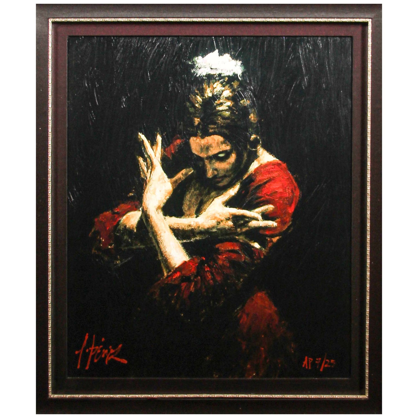 Fabian Perez; "Terciopelo Rojo" Art G S Pawn