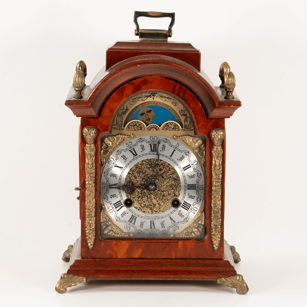 Franz Hermle Emperor Moon Phase Clock – Gold & Silver Pawn Shop