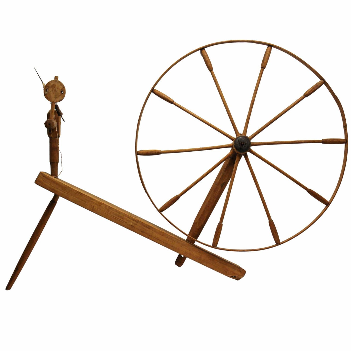 Wooden Colonial Spinning Wheel Gold & Silver Pawn Shop