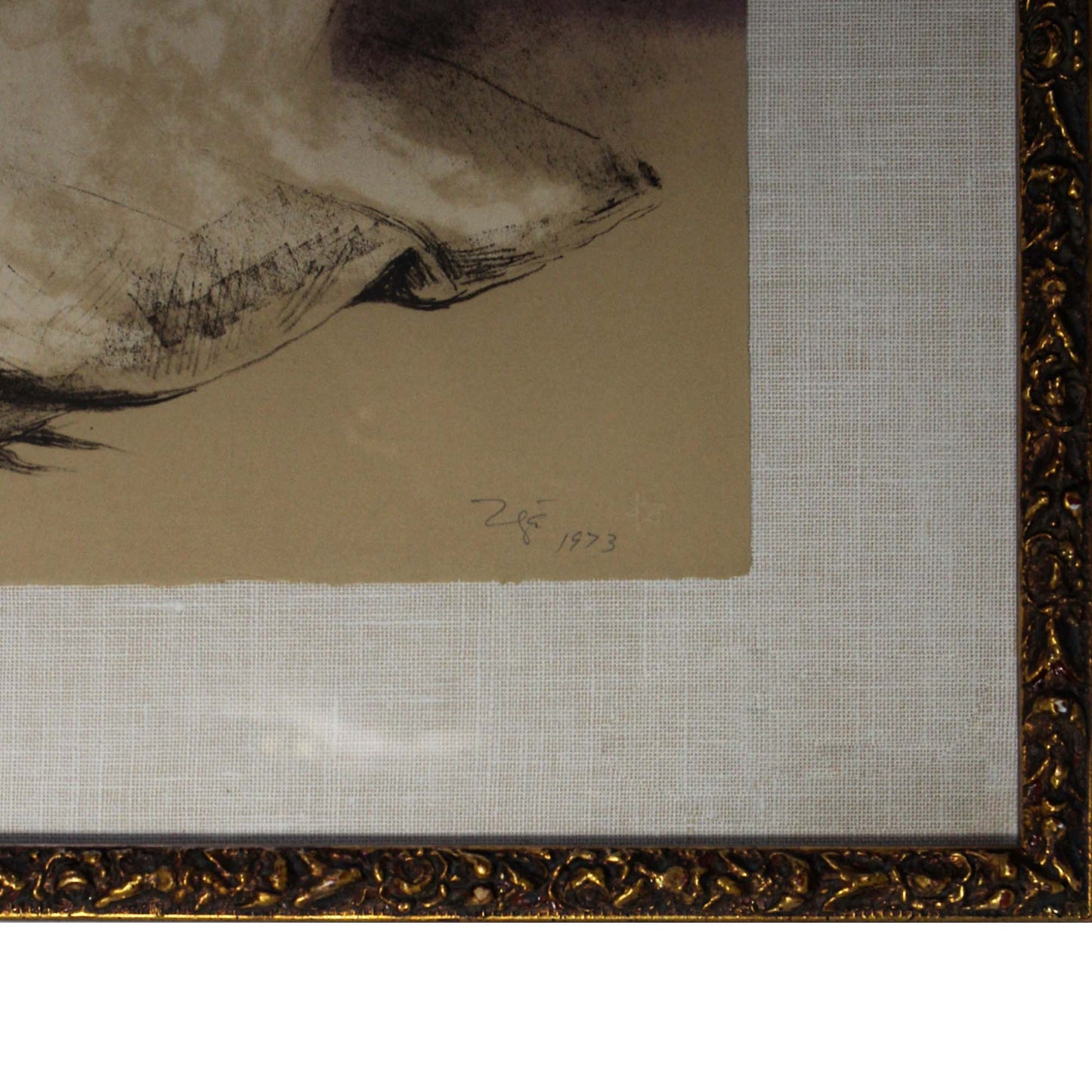 Francisco Zuniga 1973 Art Gold & Silver Pawn Shop