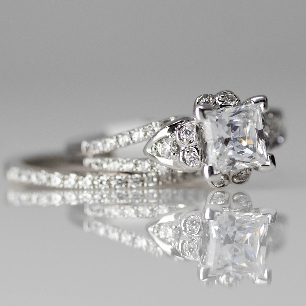 Timeless Sparkle Ring Set Gold & Silver Pawn Shop