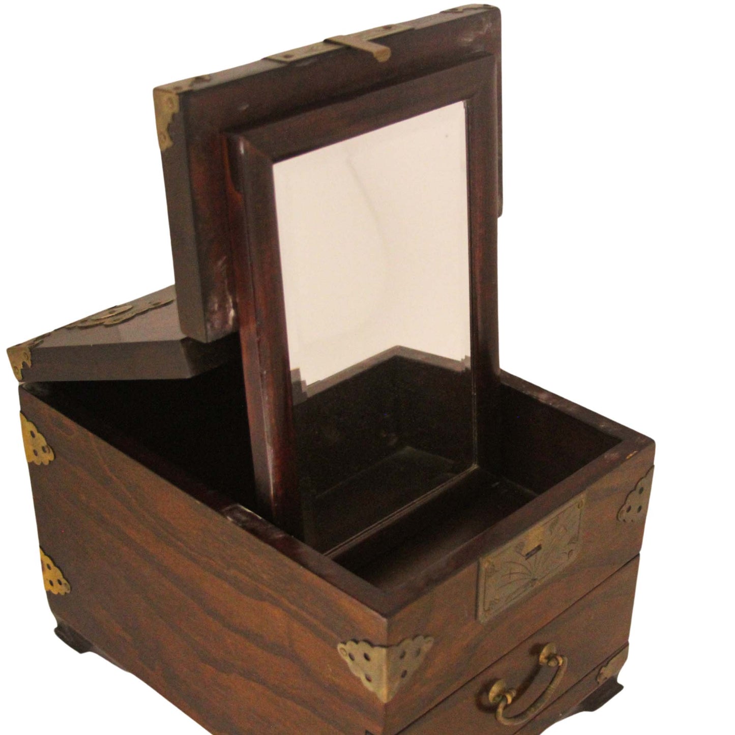 1930s Chinese Travel Box Gold & Silver Pawn Shop