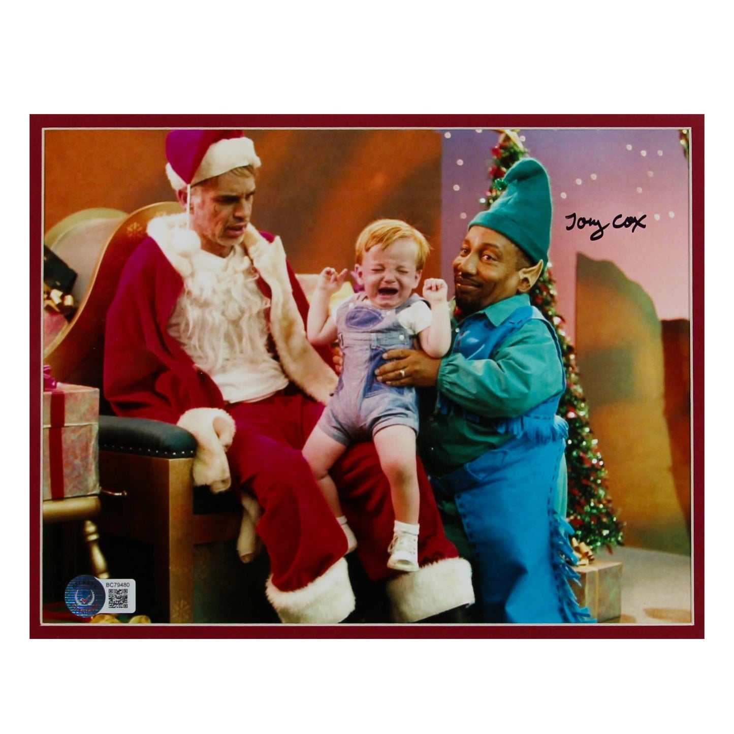 Bad Santa Tony Cox Autographed Memorabilia Gold & Silver Pawn Shop