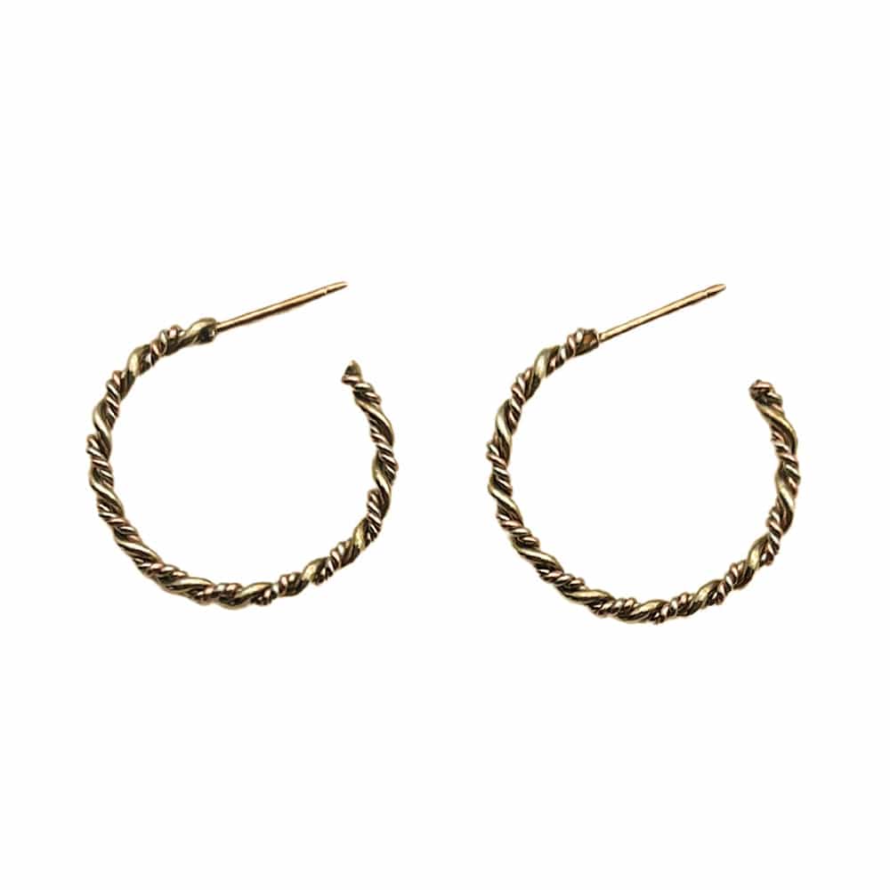 Swiftlet Twisted Hoop Earring main image 1