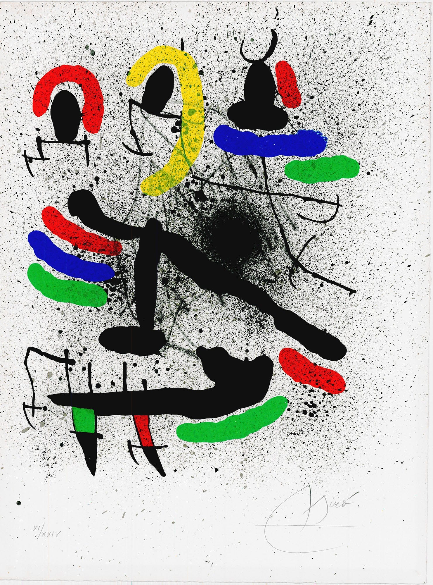 Joan Miro; Liberte des Libertes Untitled 01 zoom