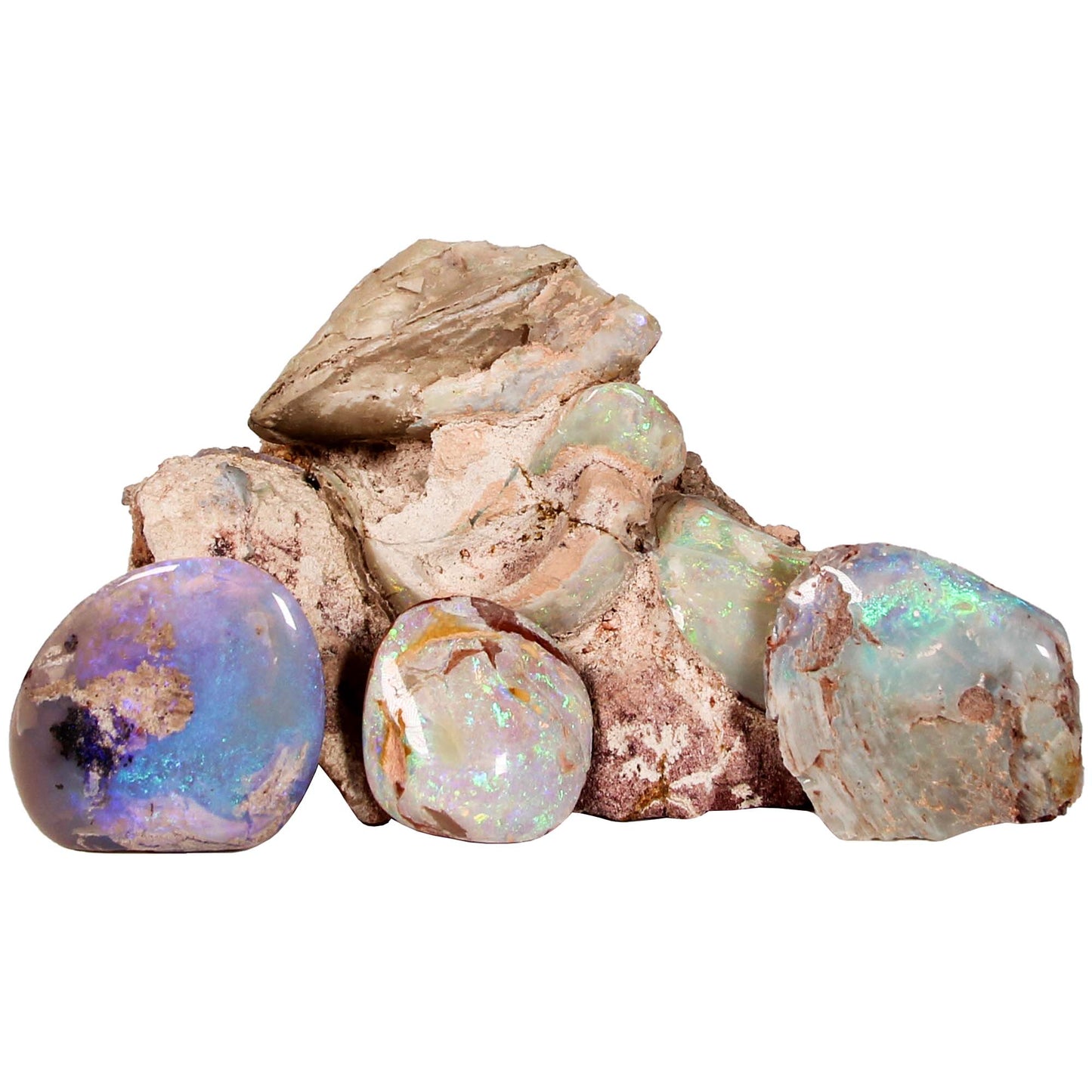 Australian Gemstone Set Art Gold & Silver Pawn Shop