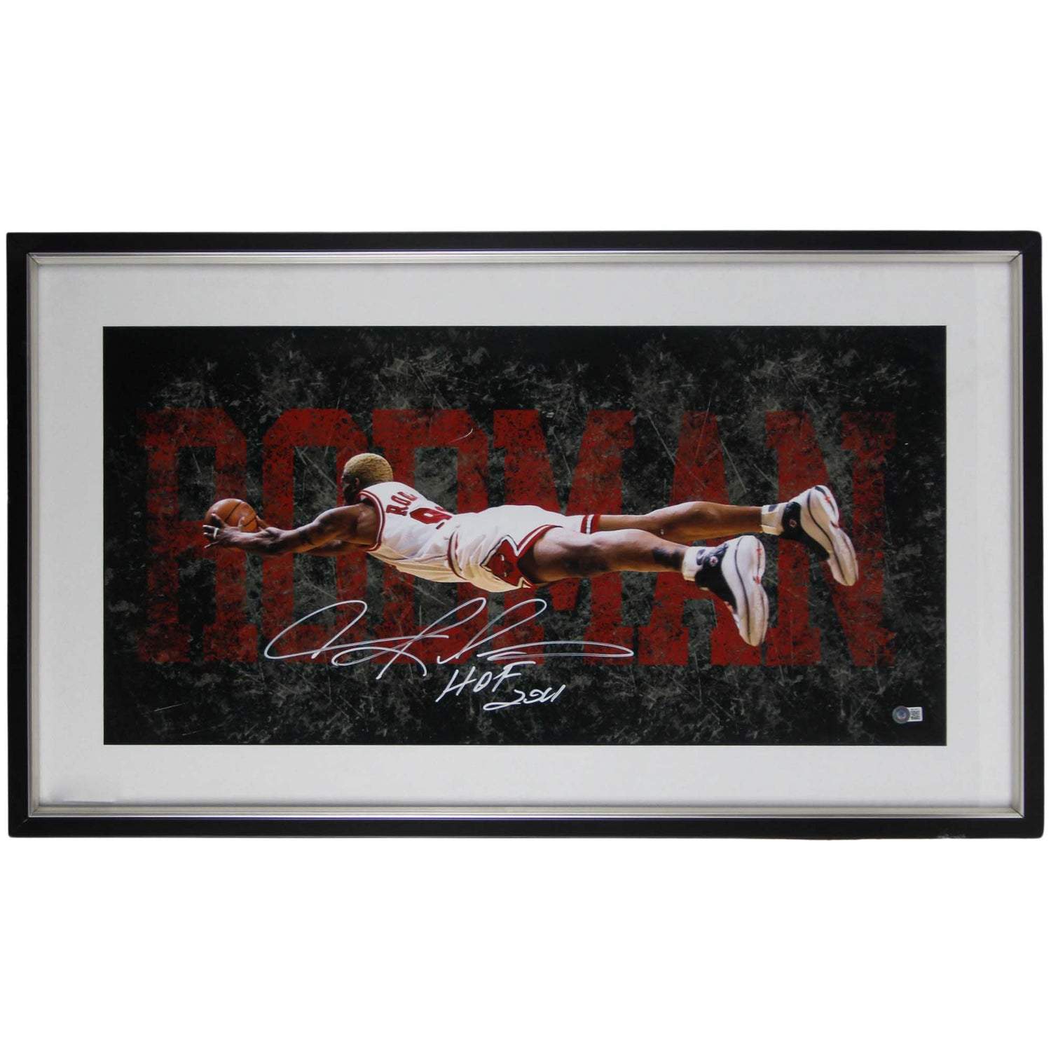 Dennis Rodman Signed Memorabilia Graded Beckett ZOOM