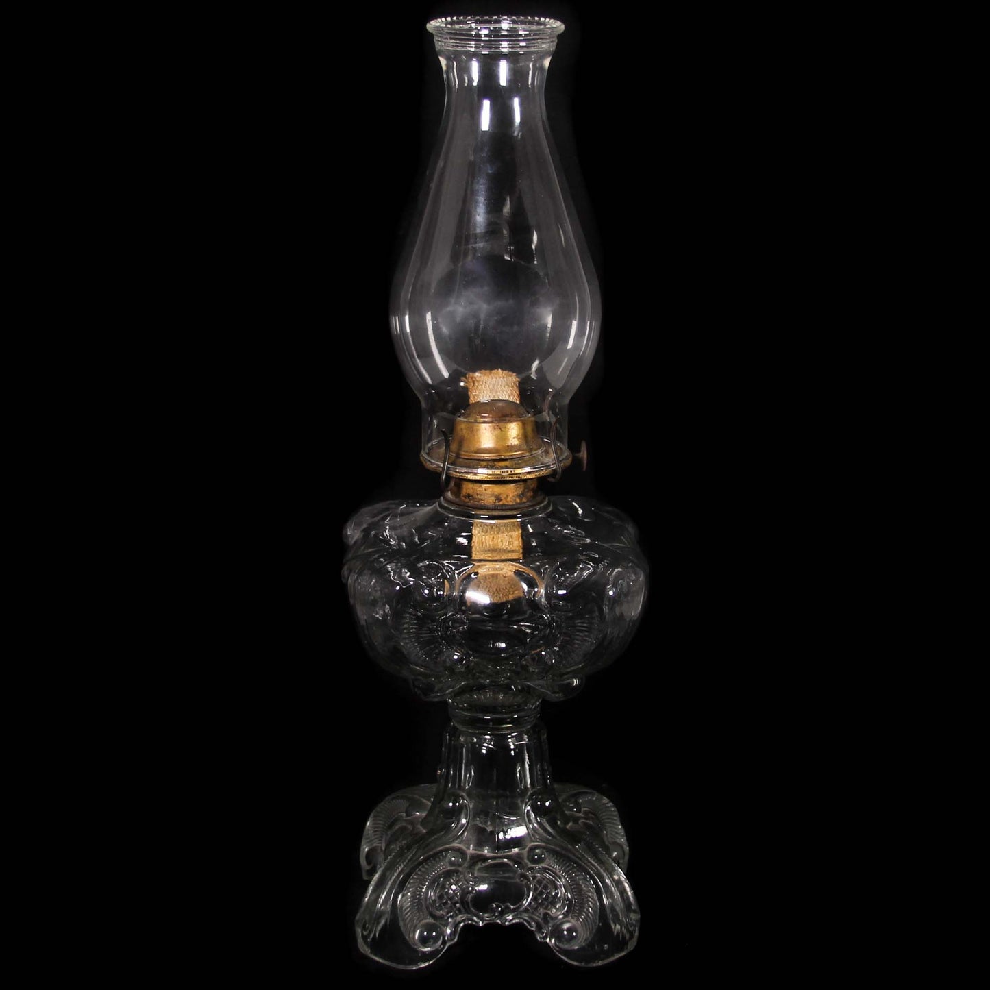 Vintage Glass Lantern Gold & Silver Pawn Shop