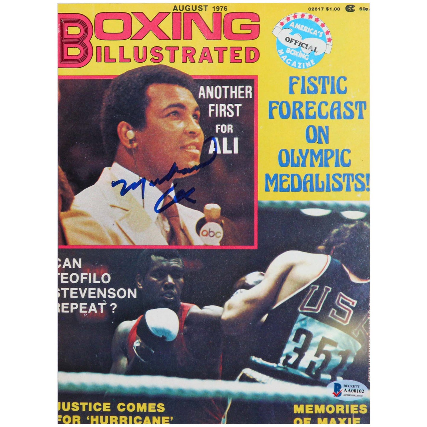 Muhammad Ali Signed Boxing Illustrated Magazine