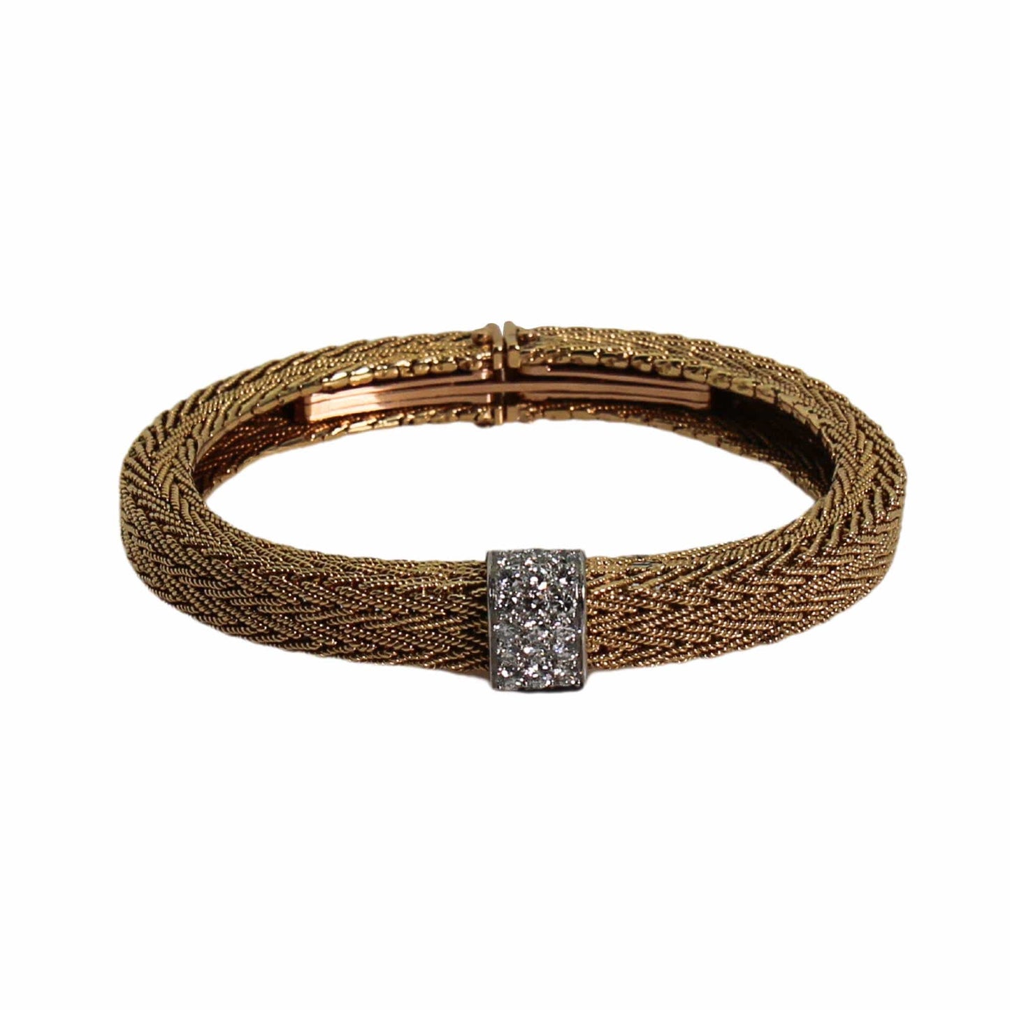 18K Vintage Cartier Watch Gold & Silver Pawn Shop