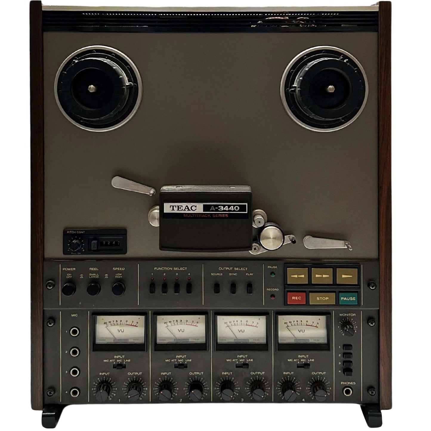 Teac A-3440 Multitrack Tape Deck Gold & Silver Pawn Shop
