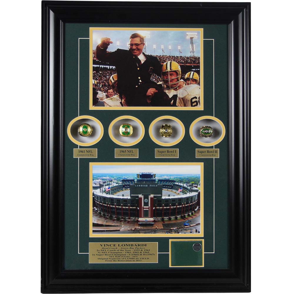 Green good bay packers autographed memorabili