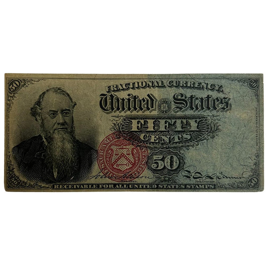 1866 50 Cents US Fractional Bank Note Thumbnail