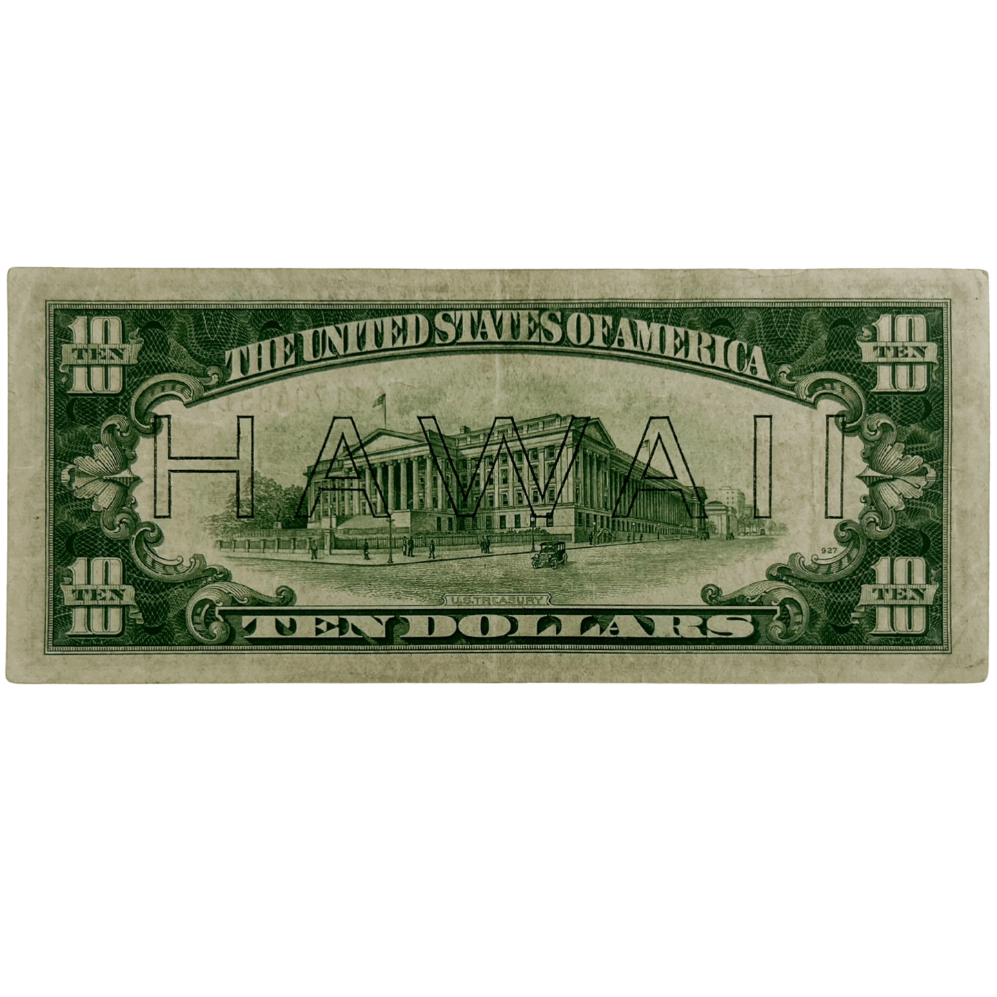 1934A US $10 Hawaii Emergency Note Gold & Silver Pawn Shop