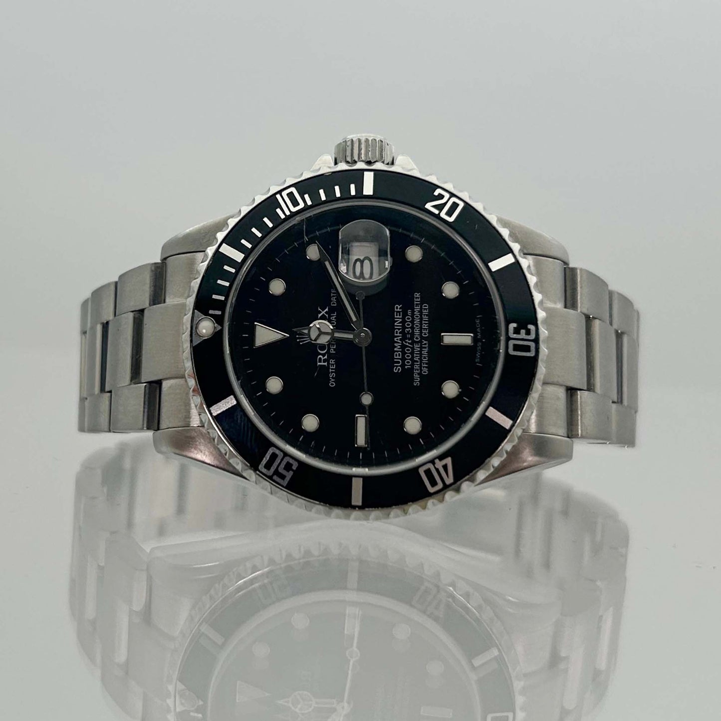 2006 Rolex Submariner Watch Reflection