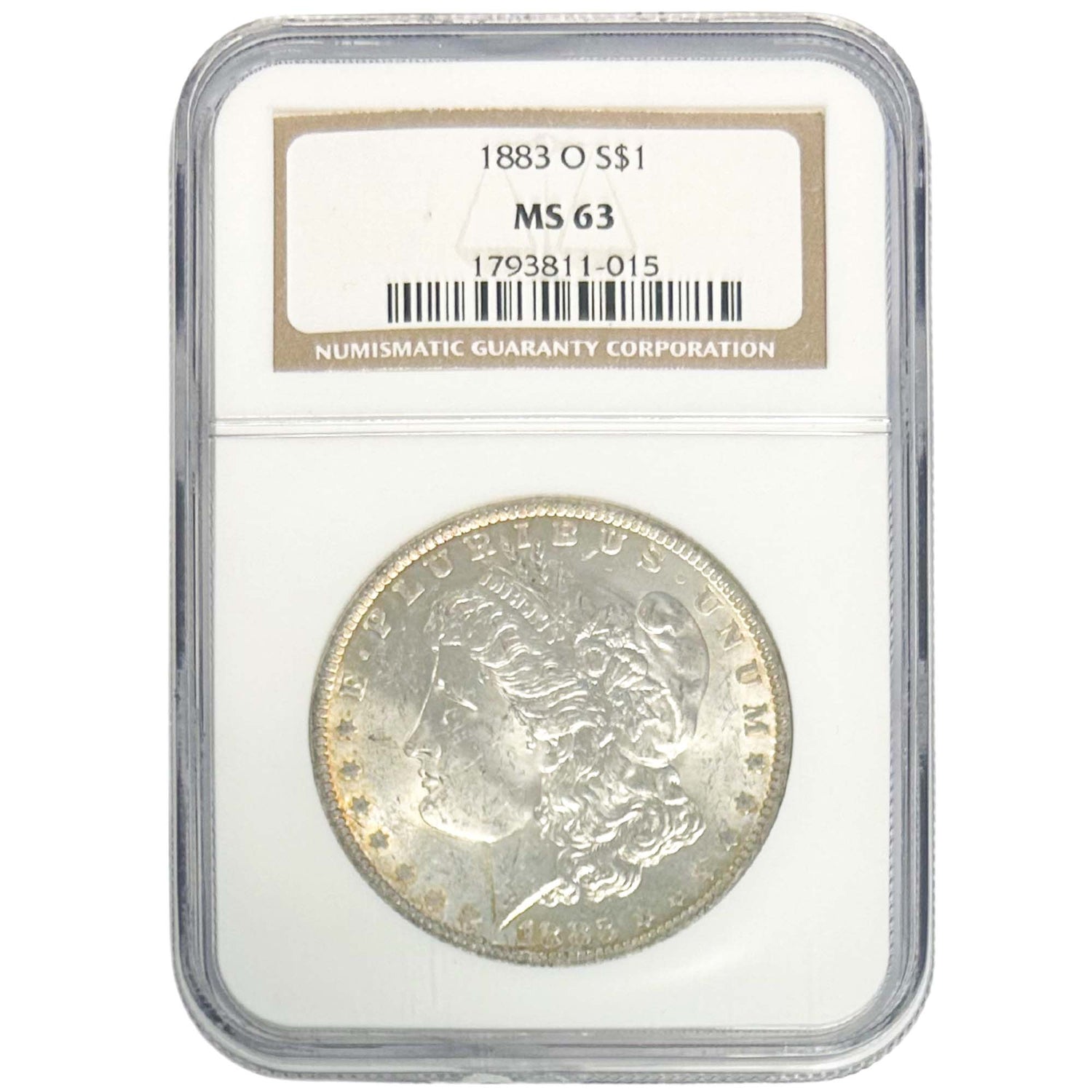 1883 O Morgan Silver Dollar Graded NGCS Front