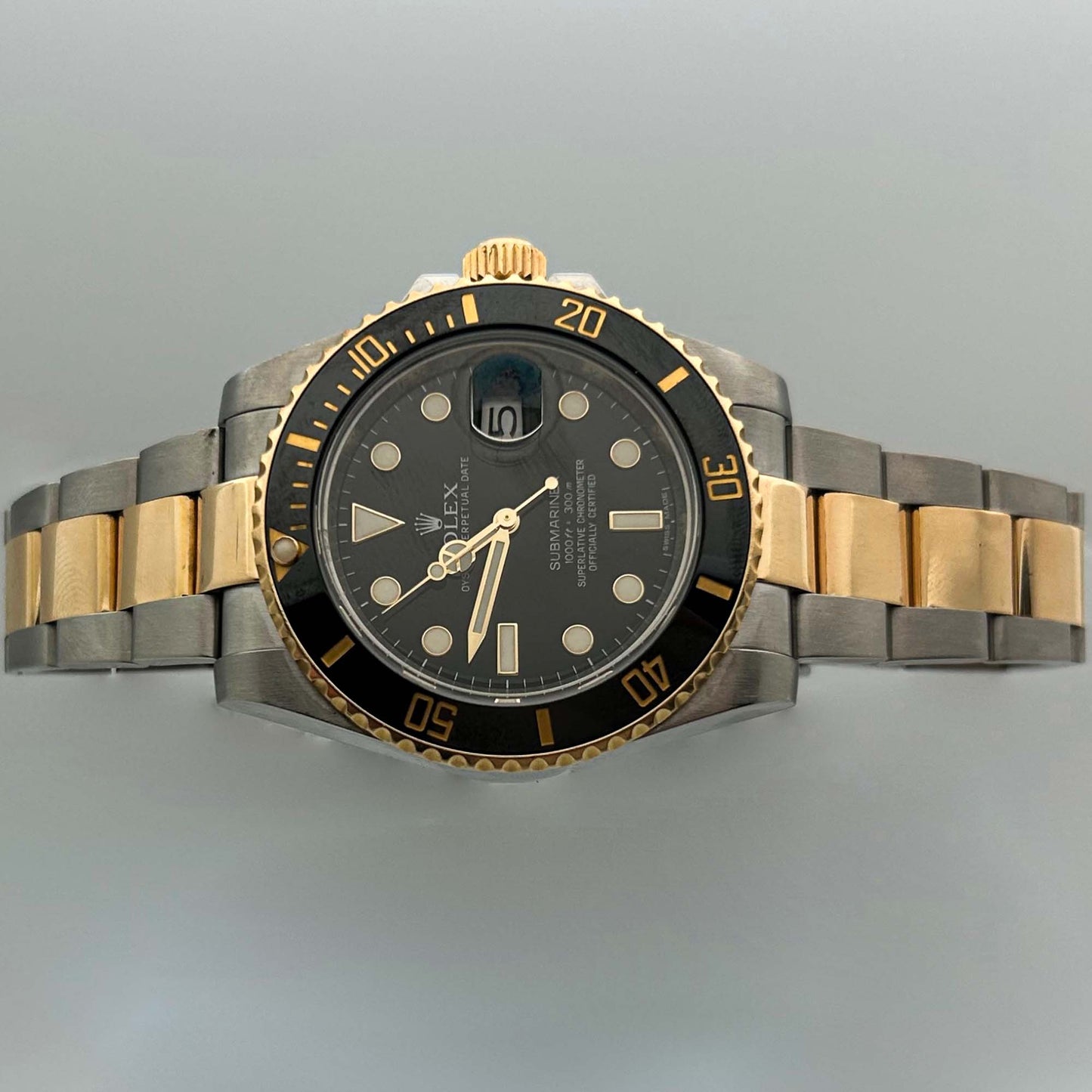 2011 Rolex Submariner Watch Reflection