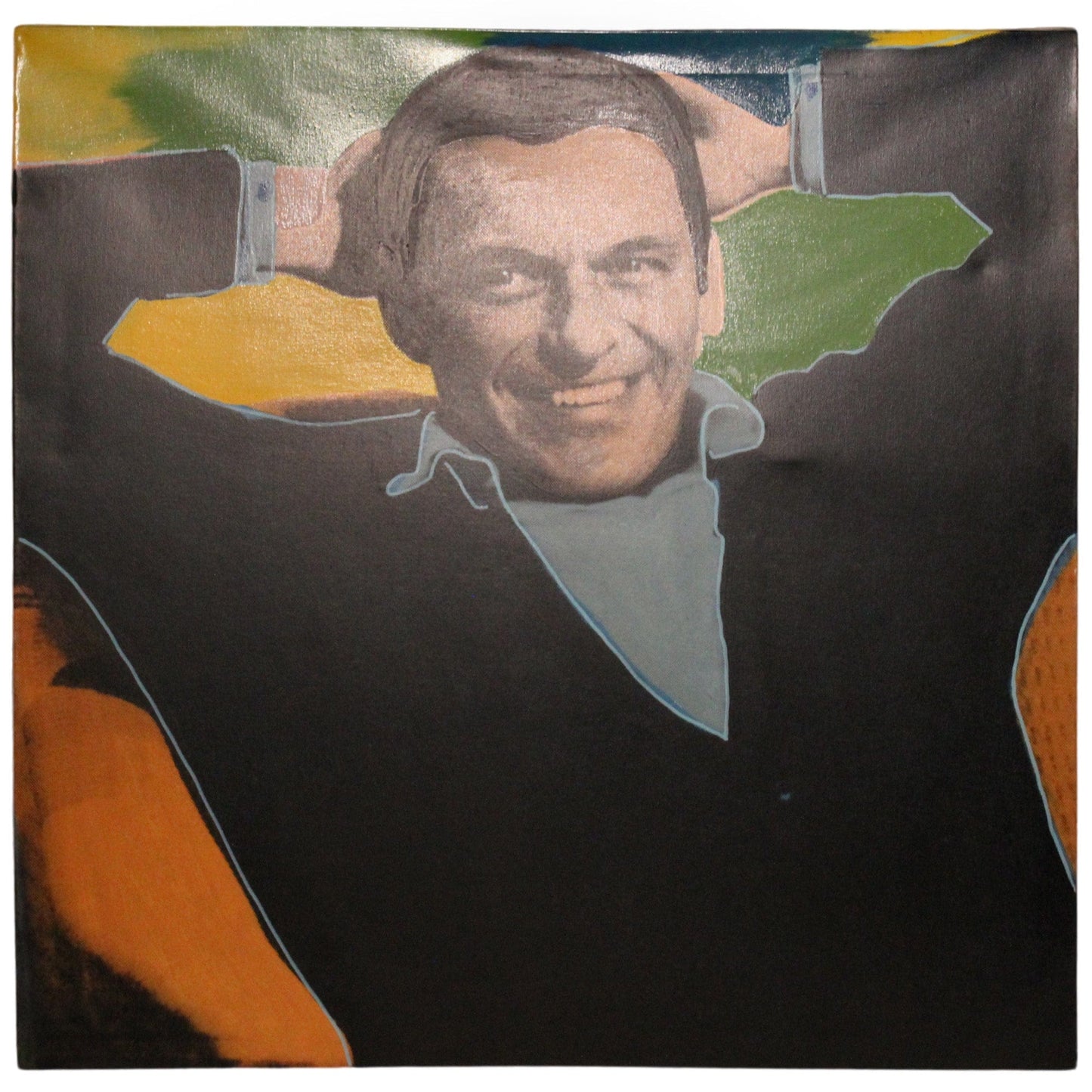 Steve Kaufman; Frankly Frank ( From the Sinatra Legacy Suite) Art Gold & Silver Pawn Shop