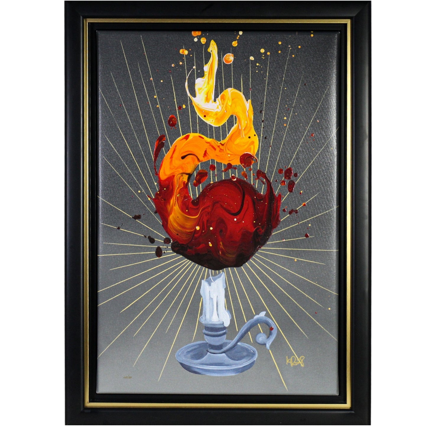 KRE8; Become The Light Art Gold & Silver Pawn Shop