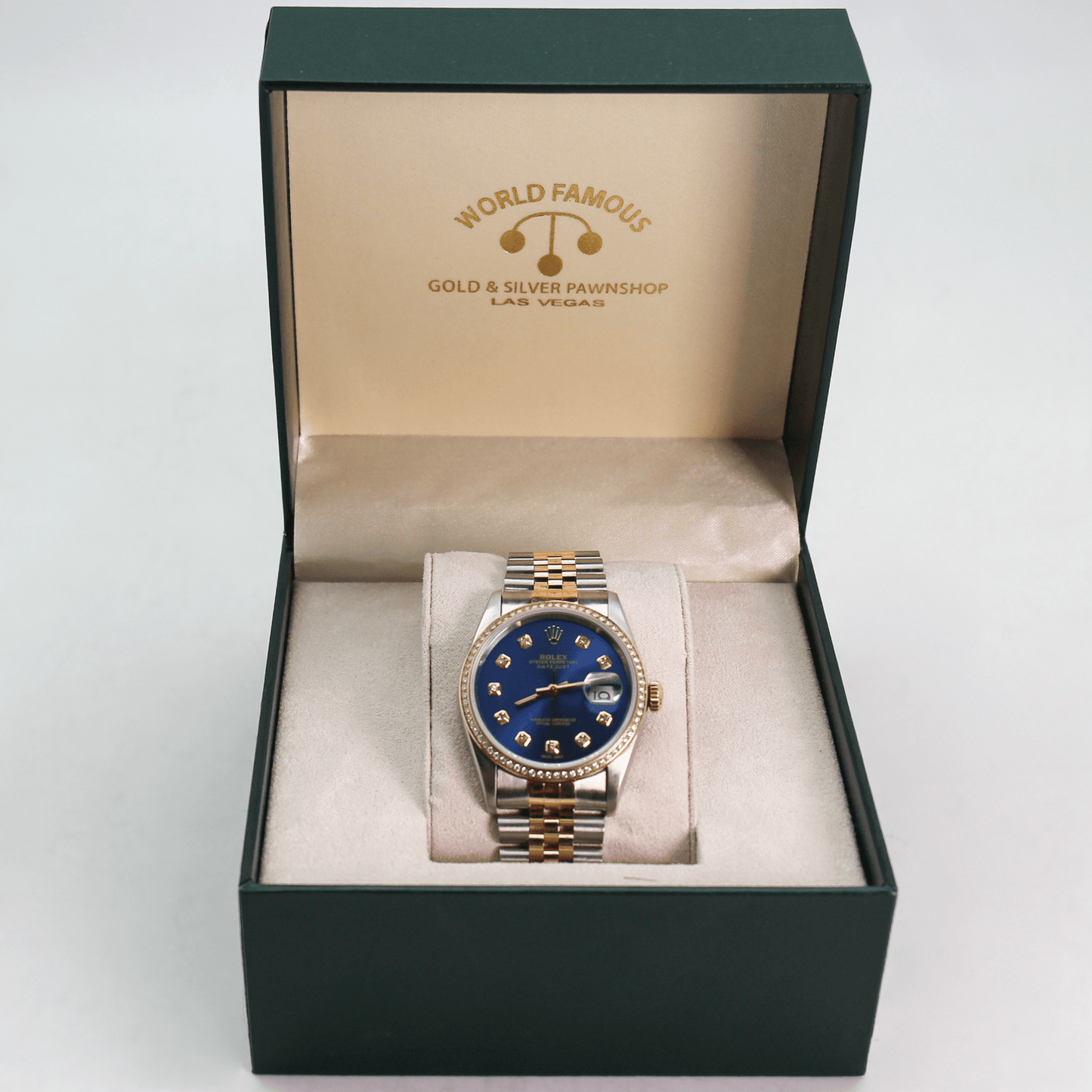 1995 Rolex Datejust 2 Tone Wristwatch Gold & Silver Pawn Shop