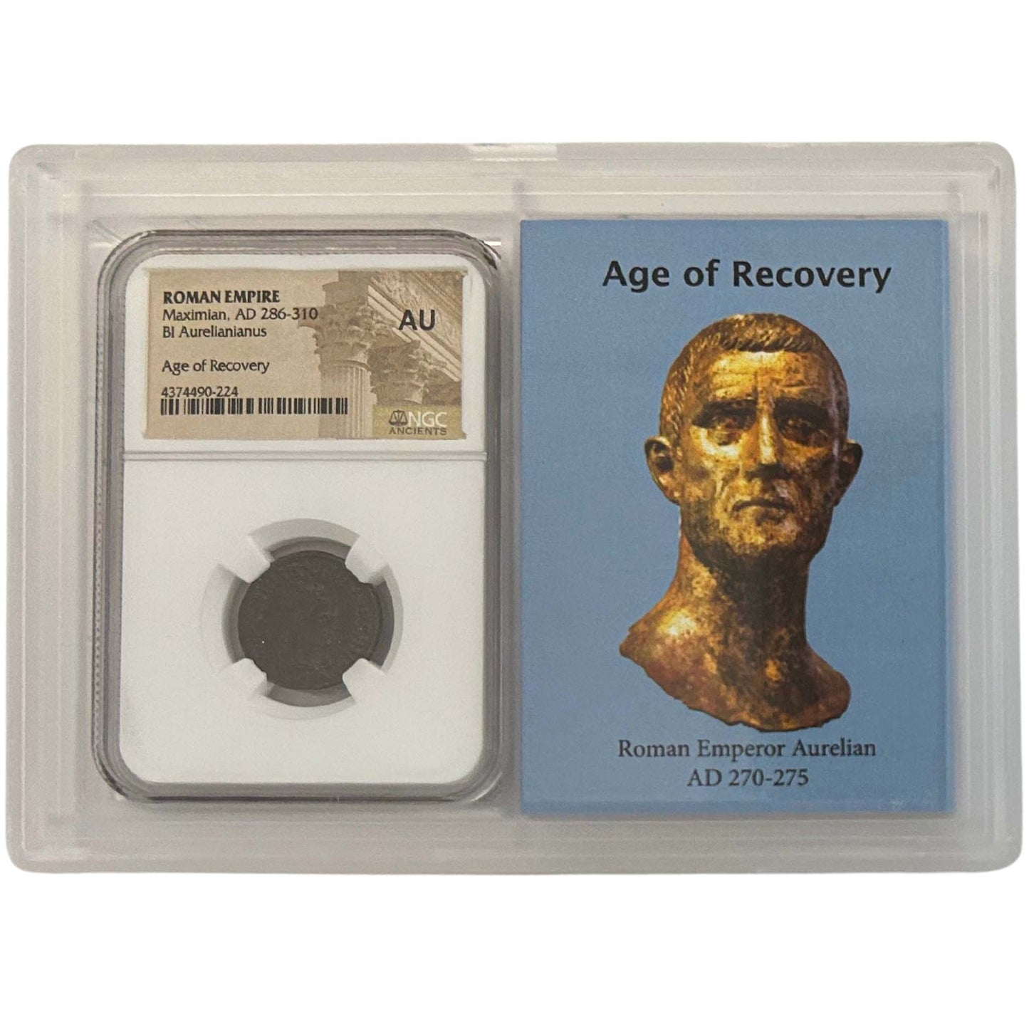 Roman Empire Maximian, AD 286-310 Coin Graded NGC G S Pawn