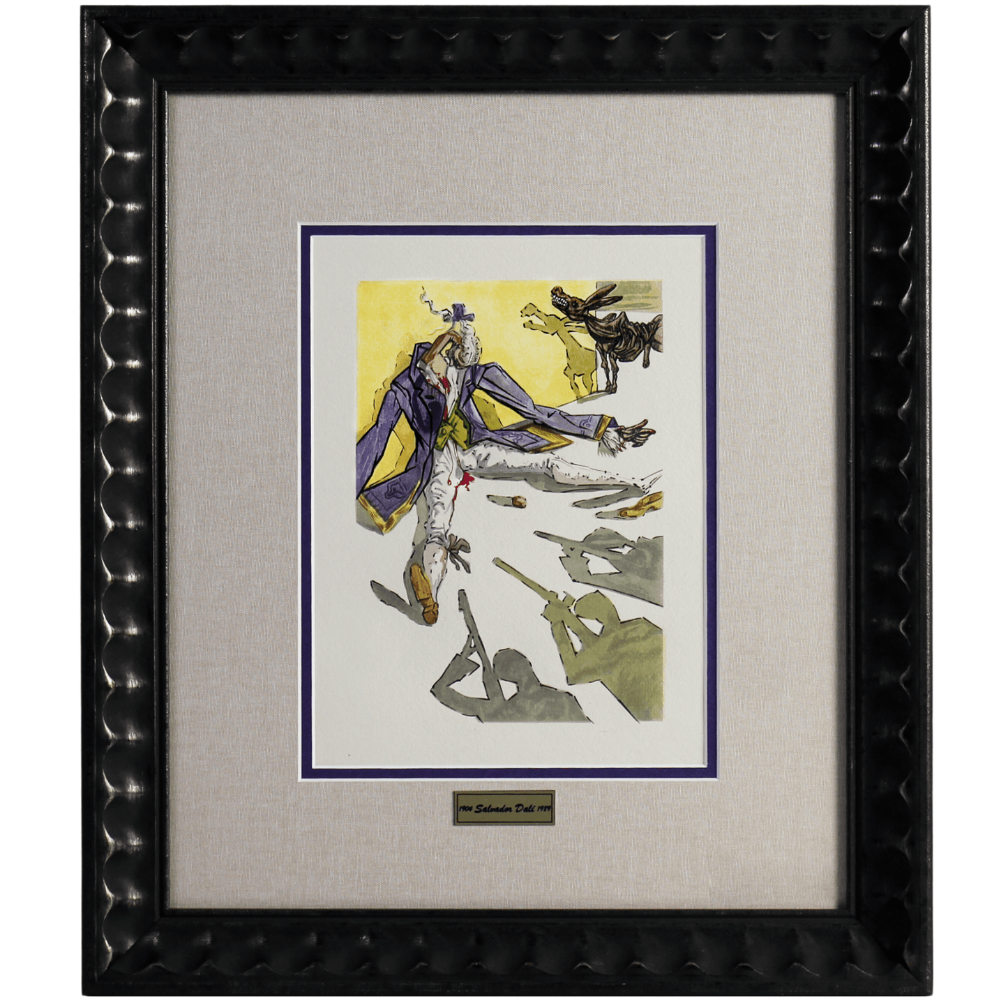 Salvador Dali; "How people lived then" From Le Tricorne, 1959 Art G S Pawn