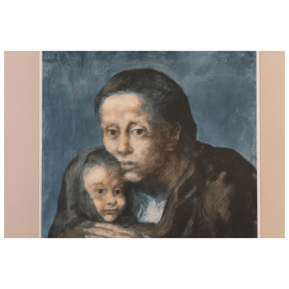 Pablo Picasso: "Mere Et Enfant Au Fichu" Art G S Pawn