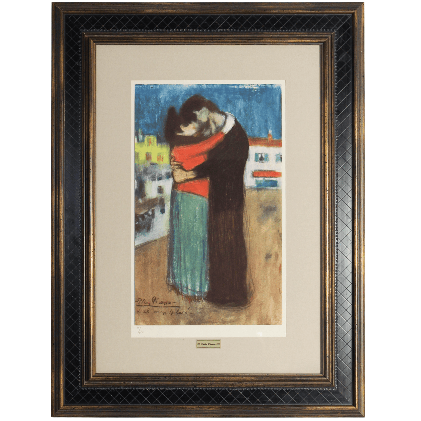 Pablo Picasso; Les Amants De La Rue Art Gold & Silver Pawn Shop