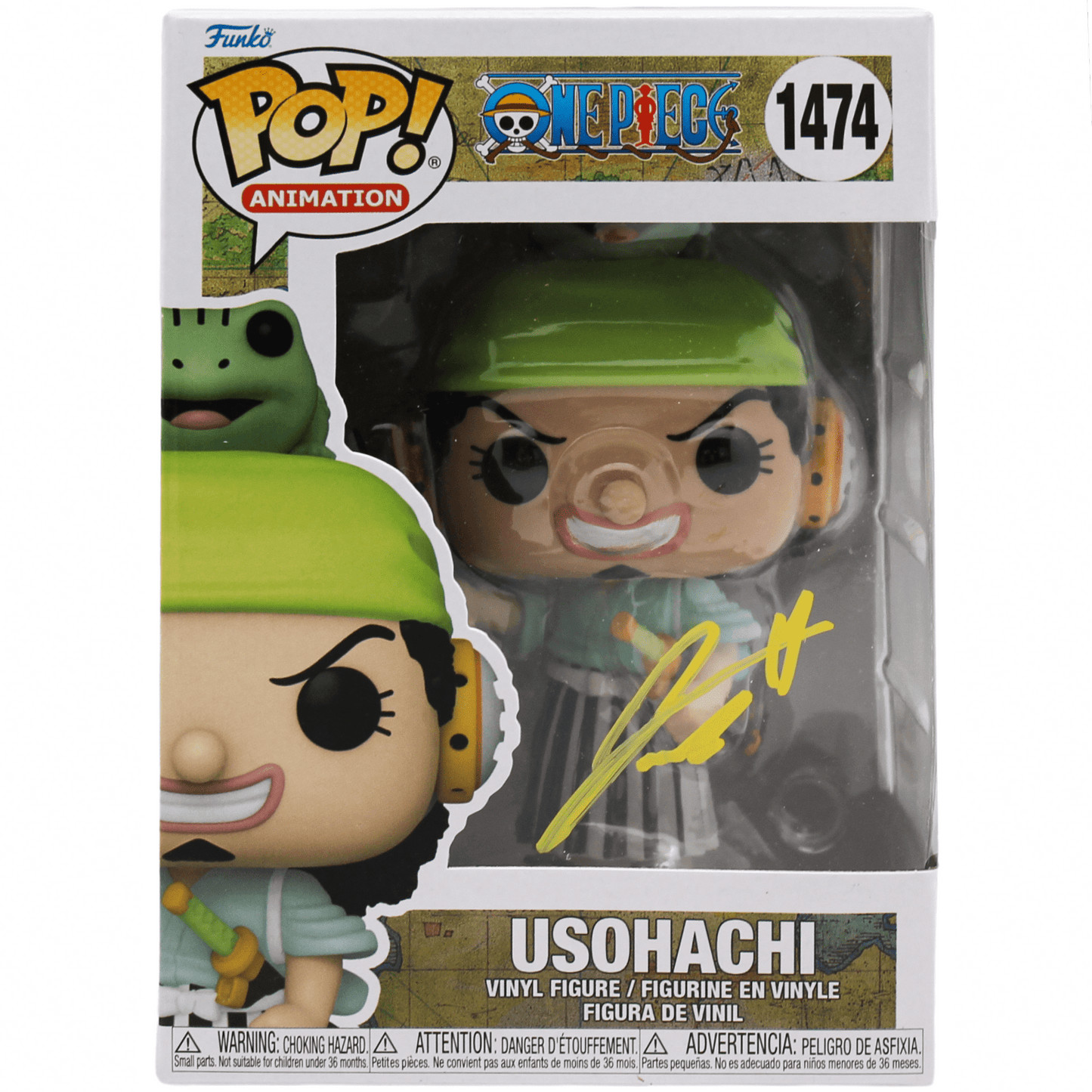 Jacob Romero Gibson Signed "Usohachi" Funko Gold & Silver Pawn Shop