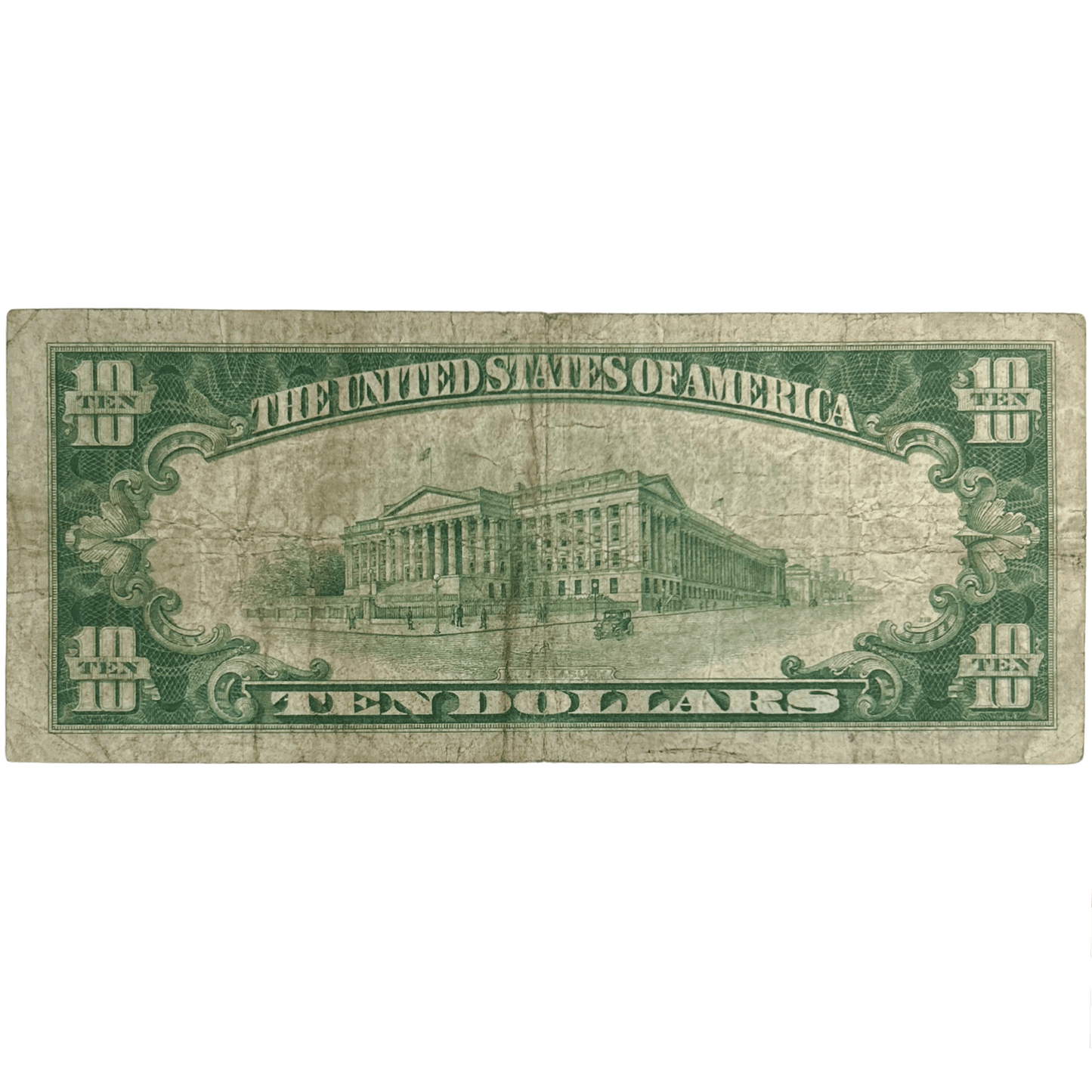 1929 US $10 National Currency Notes Various Banks Gold & Silver Pawn Shop