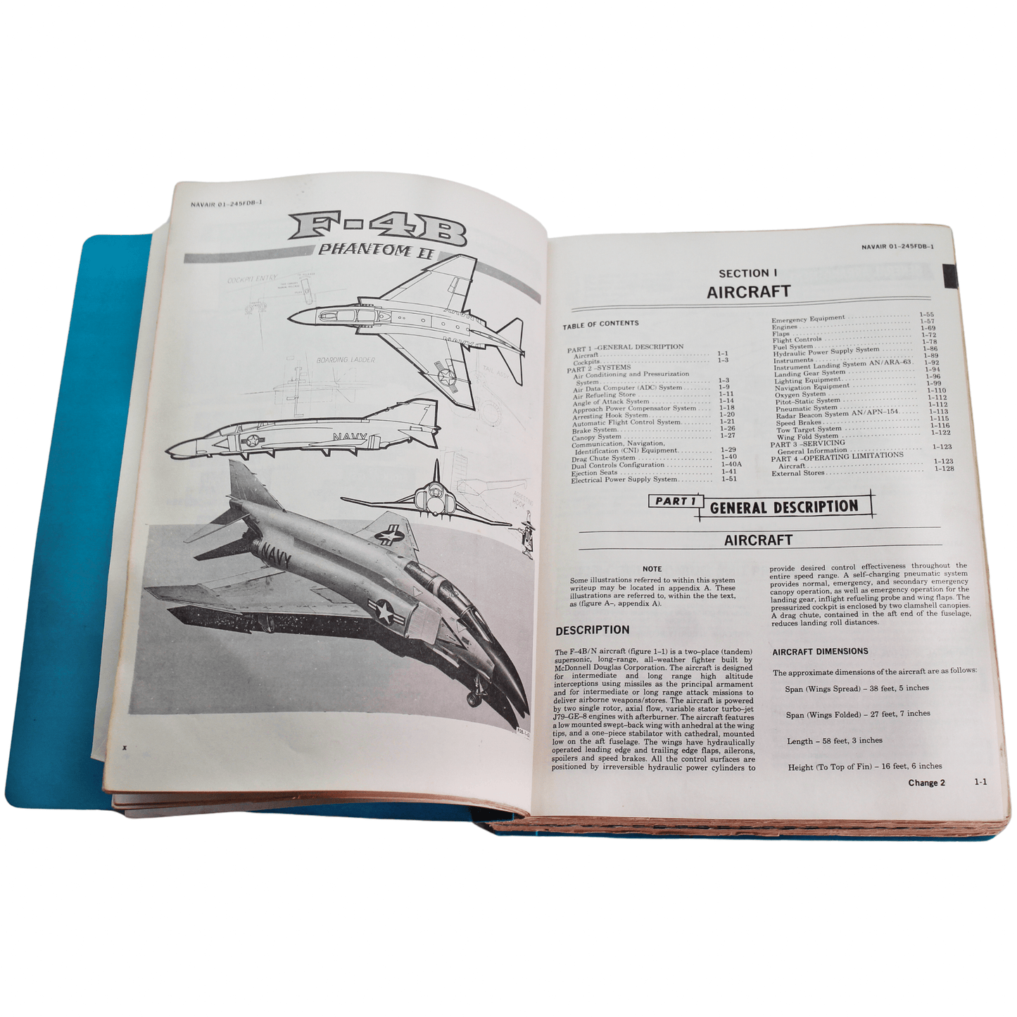 Phantom F4 Flight Manual Gold & Silver Pawn Shop