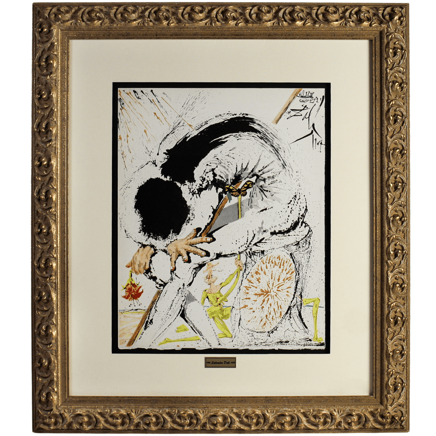 Salvador Dali; Don Quichotte Accablé Art Gold & Silver Pawn Shop