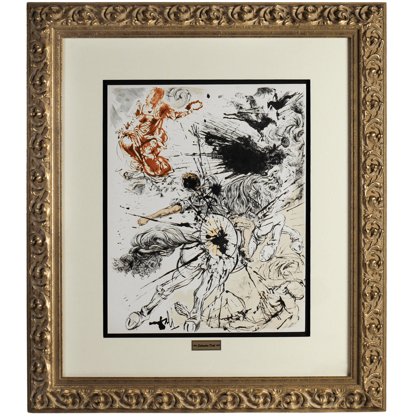 Salvador Dali; Apparition De Dulcinée Art Gold & Silver Pawn Shop