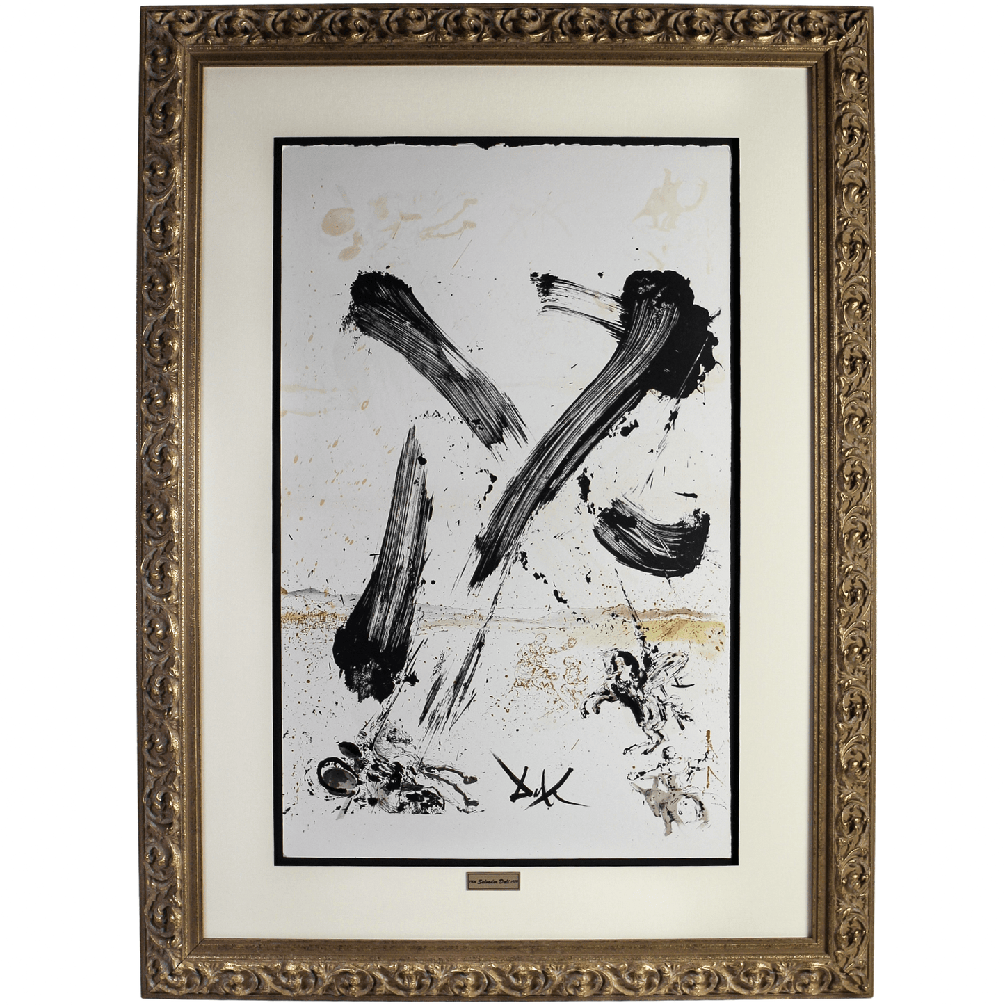 Salvador Dali; Attaque des Moulins Art Gold & Silver Pawn Shop