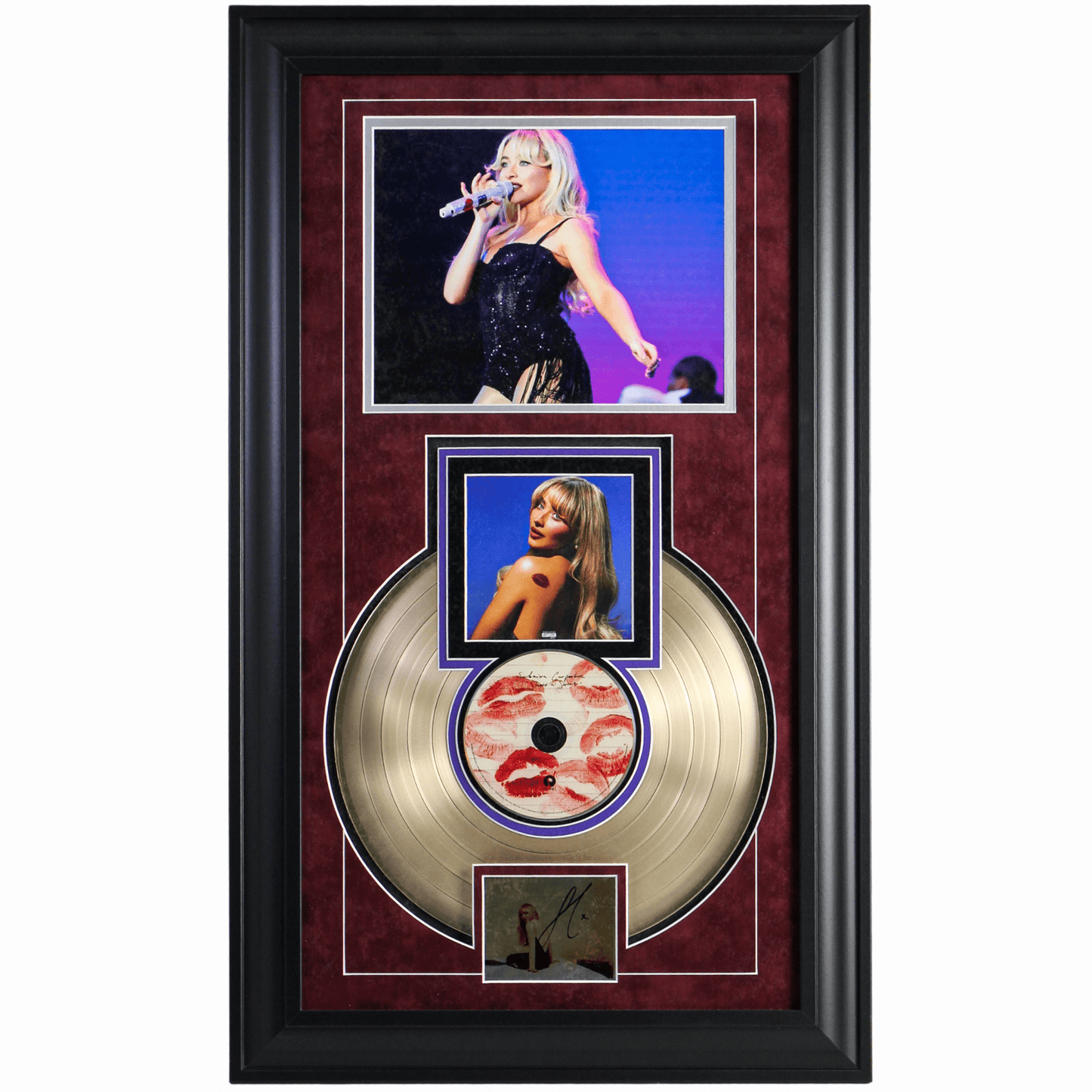 Sabrina Carpenter Gold LP/CD Memorabilia Gold & Silver Pawn Shop