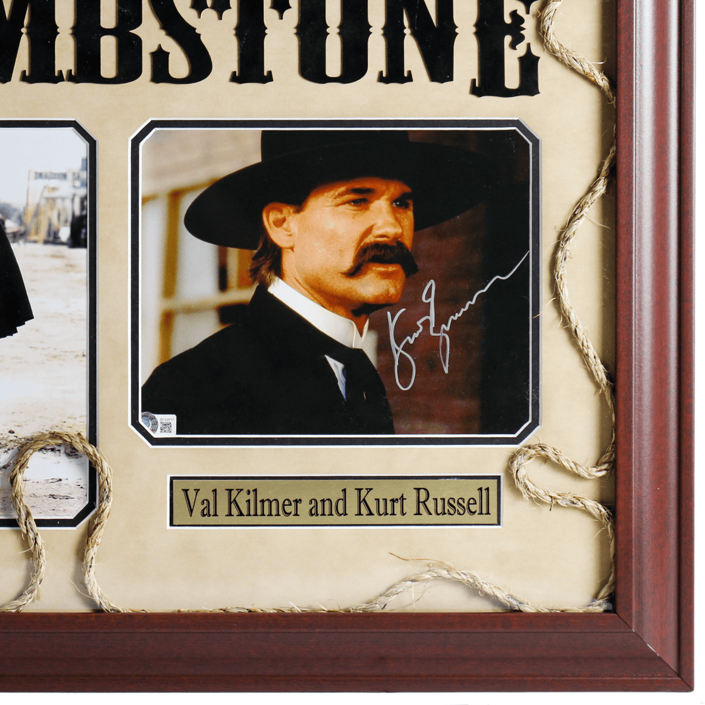 Tombstone Val Kilmer and Kurt Russell Signed Memorabilia Gold & Silver Pawn Shop