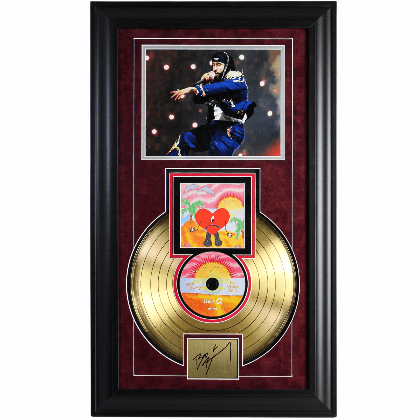 Bad Bunny LP/CD Memorabilia Gold & Silver Pawn Shop