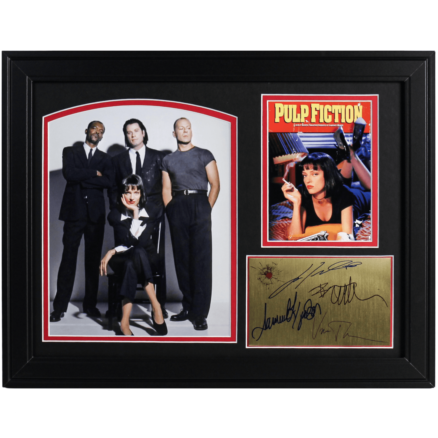 Pulp Fiction Facsimile Signature Memorabilia Gold & Silver Pawn Shop