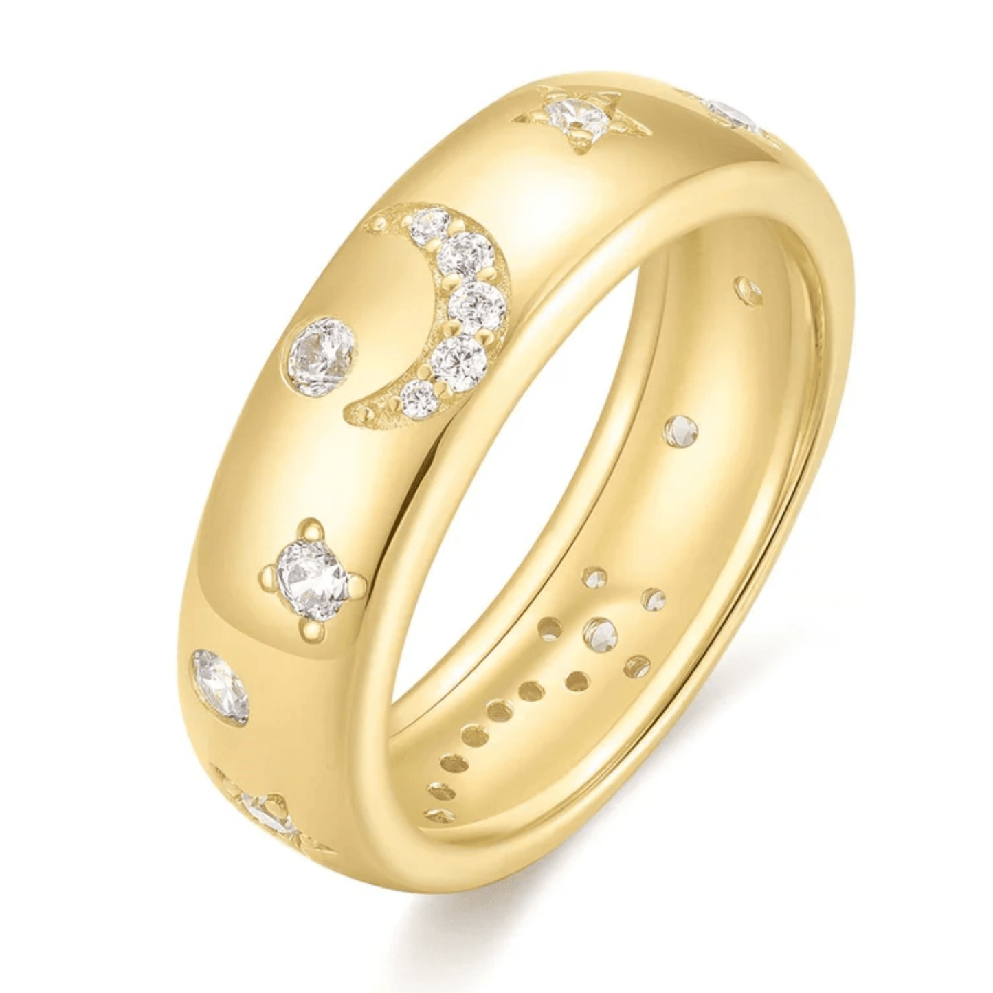 Gold Celestial Chunky Ring Gold & Silver Pawn Shop