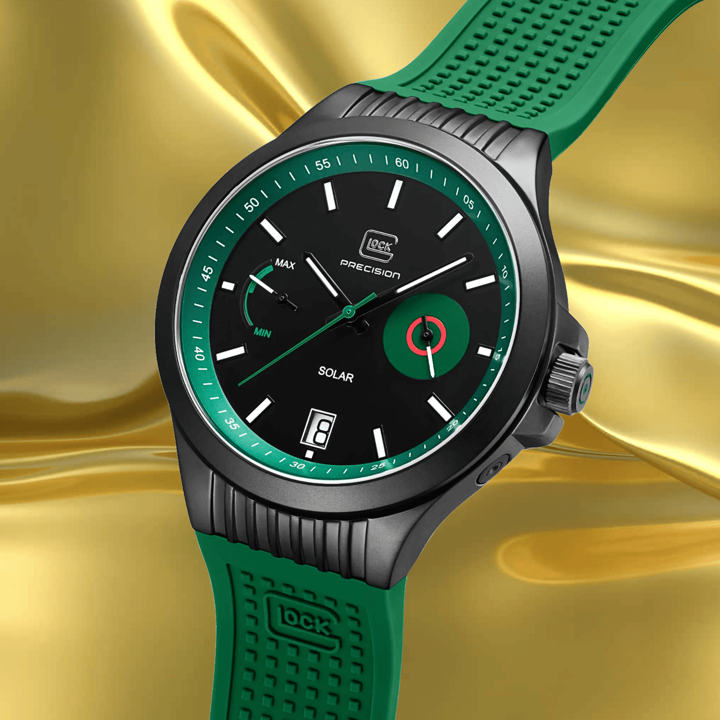 Glock Precision GW-19-4-22 Watch Gold & Silver Pawn Shop