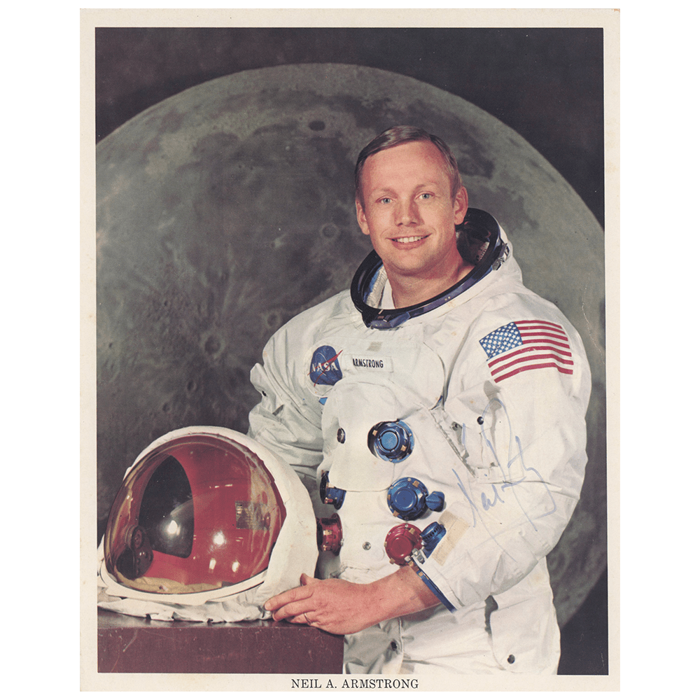 Neil Armstrong Signed Photo Gold & Silver Pawn Shop