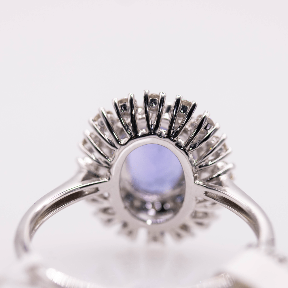 18K Tanzanite Ring Gold & Silver Pawn Shop