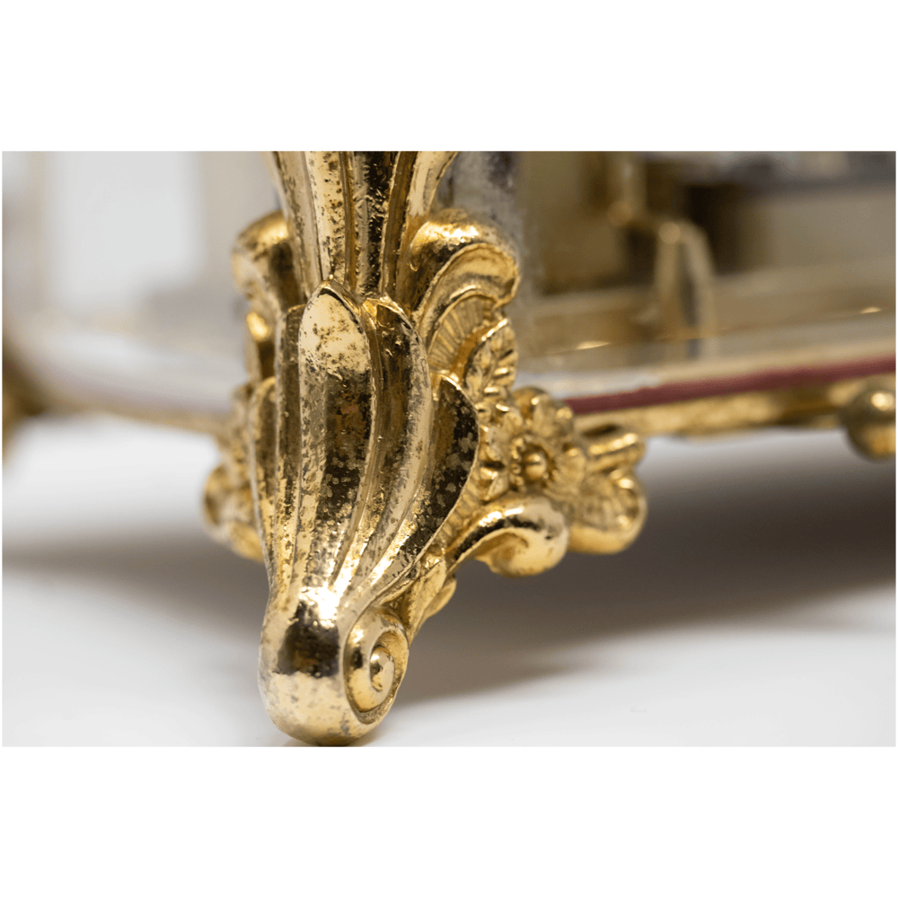 Sankyo Orphenus Crystal Music Box Gold & Silver Pawn Shop