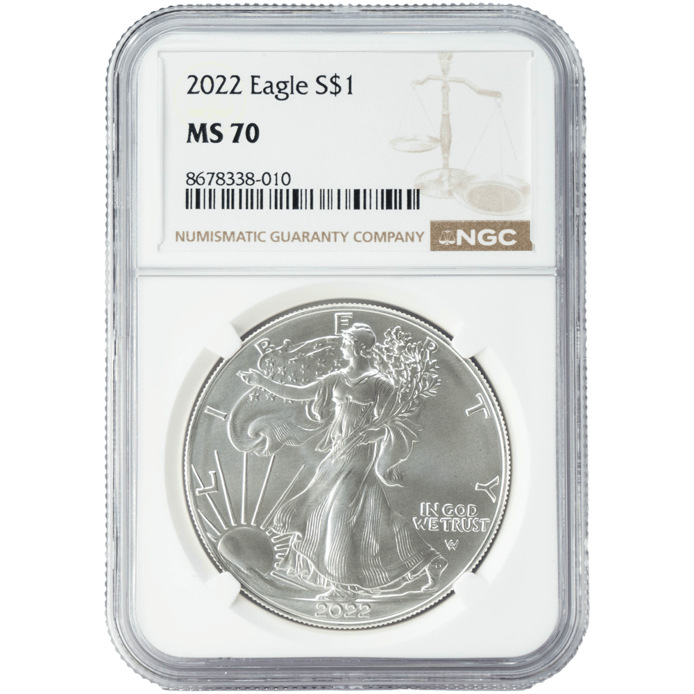 2022 Eagle S$1 MS 70 – Gold & Silver Pawn Shop